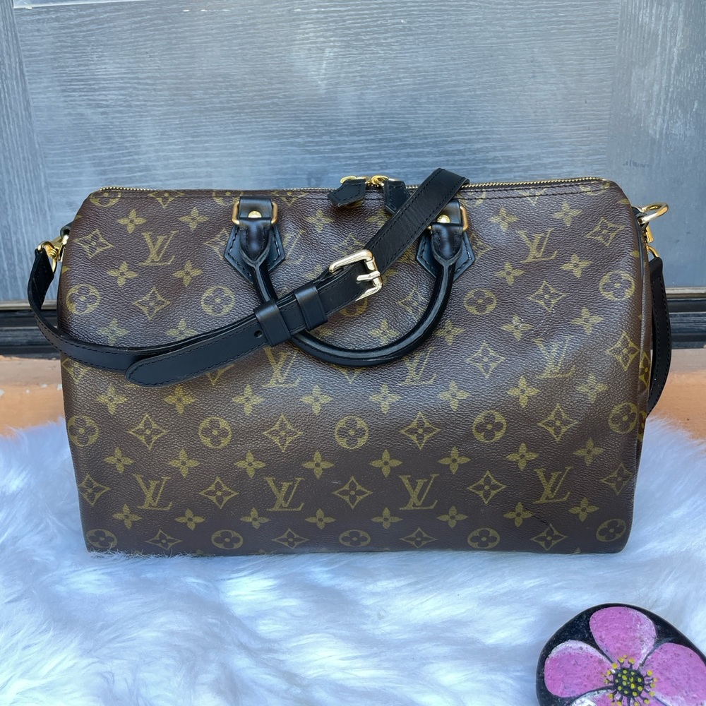 LOUIS VUITTON Speedy 35 Custom Bandoulire